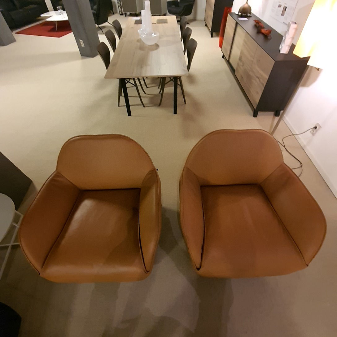 Hülsta SE480 Sofa fauteuil (set van 2) - Zijaanzicht links