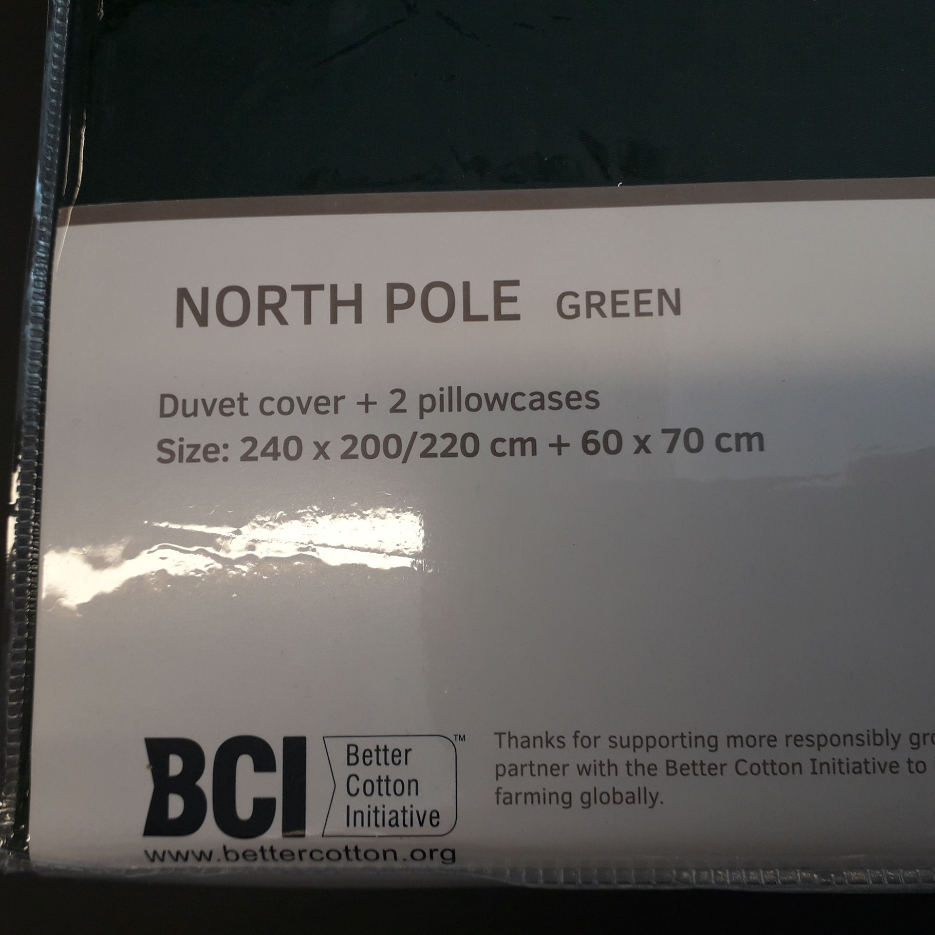 Auping North Pole green dekbedovertrek - 240x220
